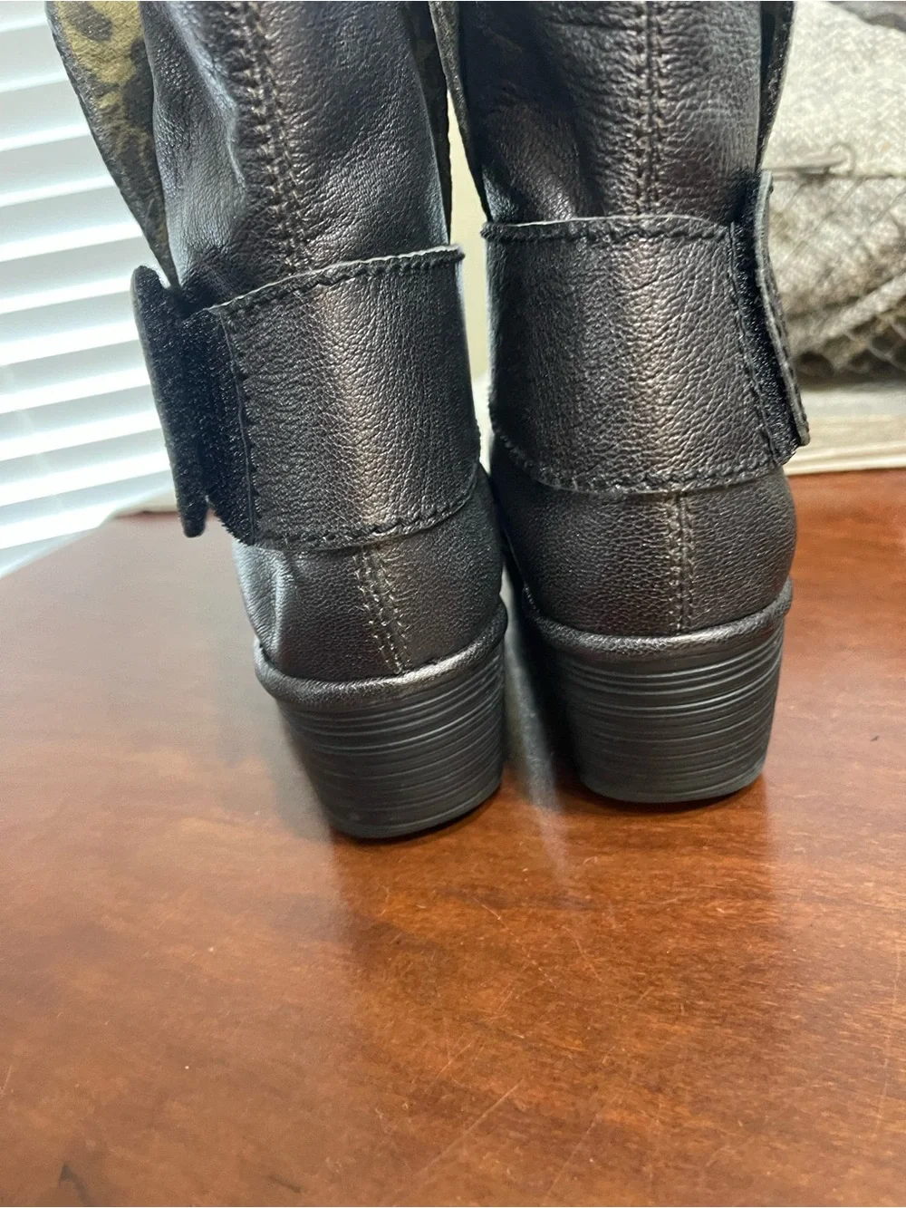Fly London Rada Wedge Boot  Ankle Bootie Leather